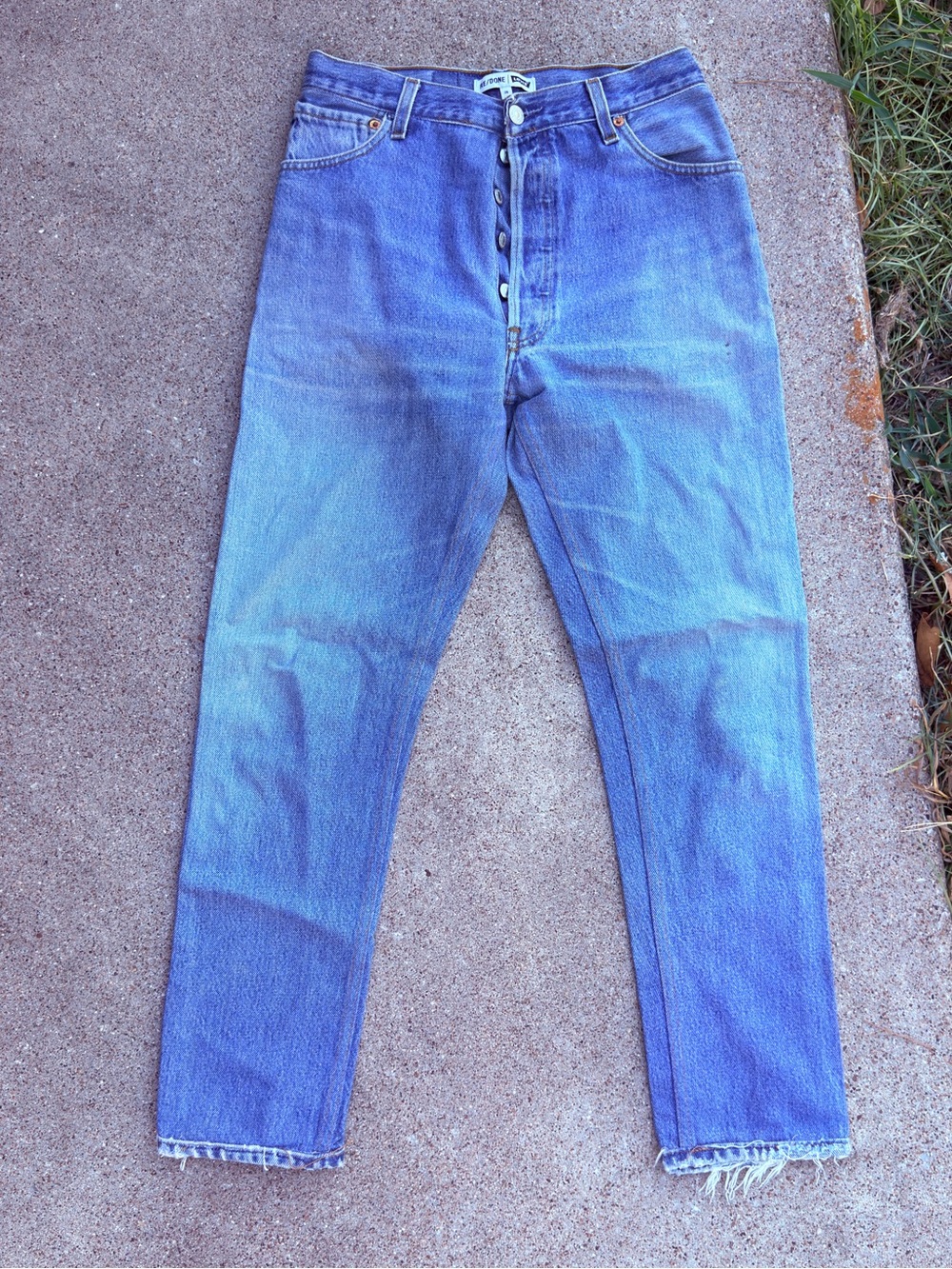 Re/done Levi 27 inseam 28"